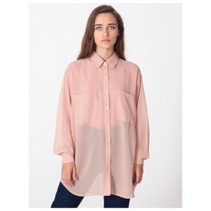 American Apparel Chiffon Shirt